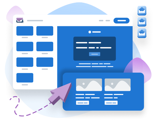 Drag and drop email builder